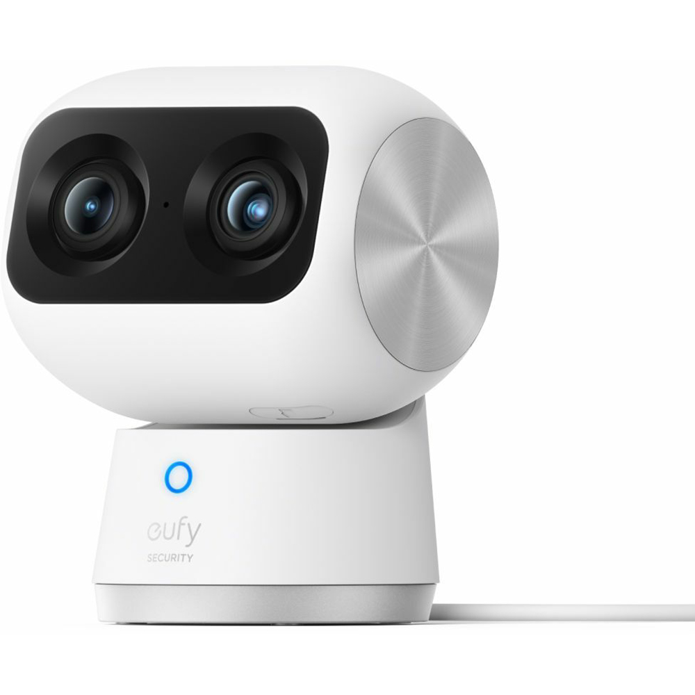 Camera IP Wireless interior eufyCam SoloCam S350, 4K, IR, Night Vision, alb