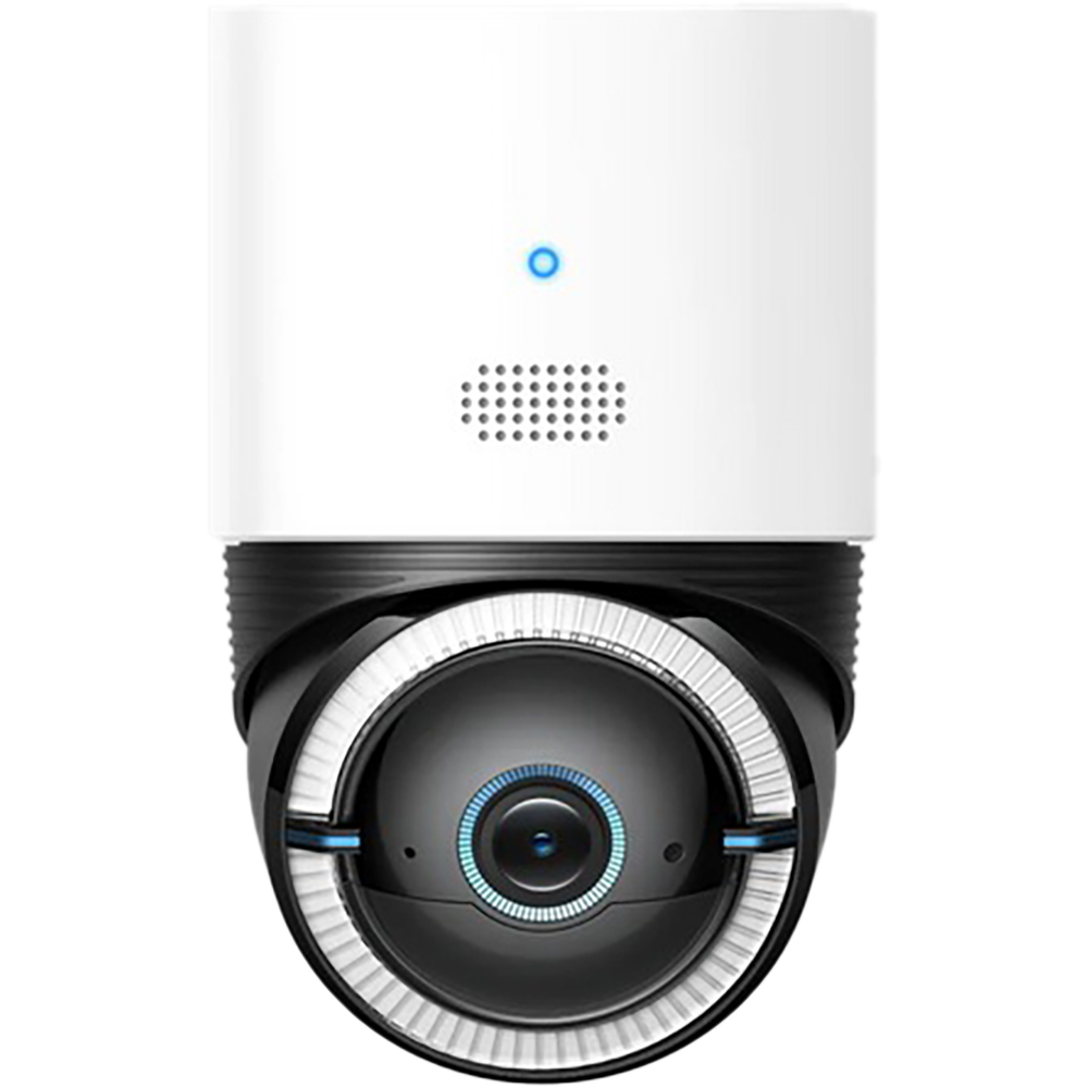 Camera IP Wireless PTZ EUFY S330, 4K 1536P, IR, Night Vision, panou solar, alb
