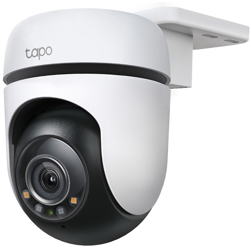Camera IP Wireless exterior PTZ TP-LINK Tapo TC41, 3MP, 1296p, IR, Night Vision, alb