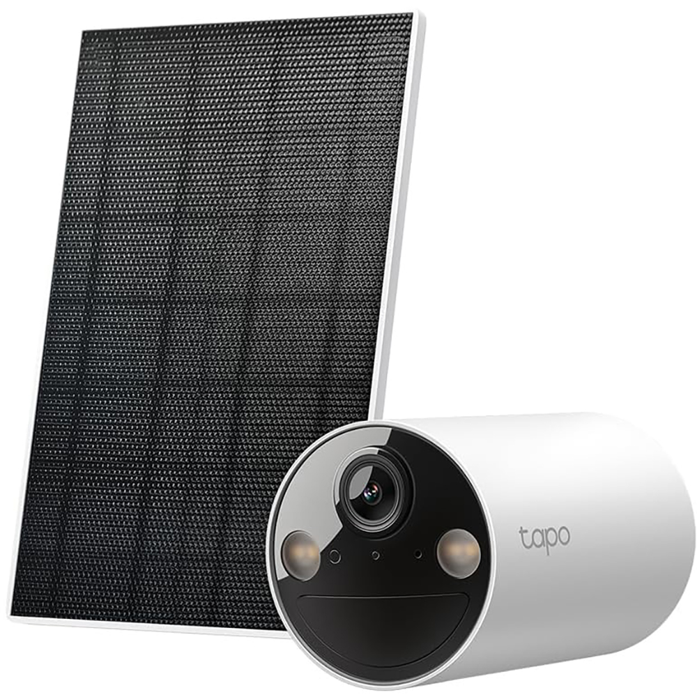 Kit camera IP Wireless exterior TP-LINK Tapo TC82, 3MP, 1296 p, IP65, IR, Night Vision, alb