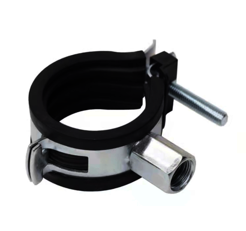 Brida fixare rapida, 38 - 43 mm, cu garnitura, otel