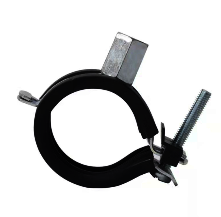 Brida fixare rapida, 26 - 30 mm, cu garnitura, otel