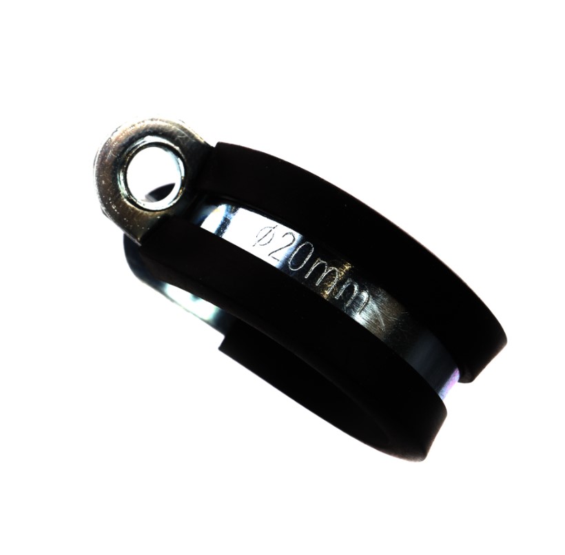 Clema prindere laterala PP, 20mm, alb, 1buc