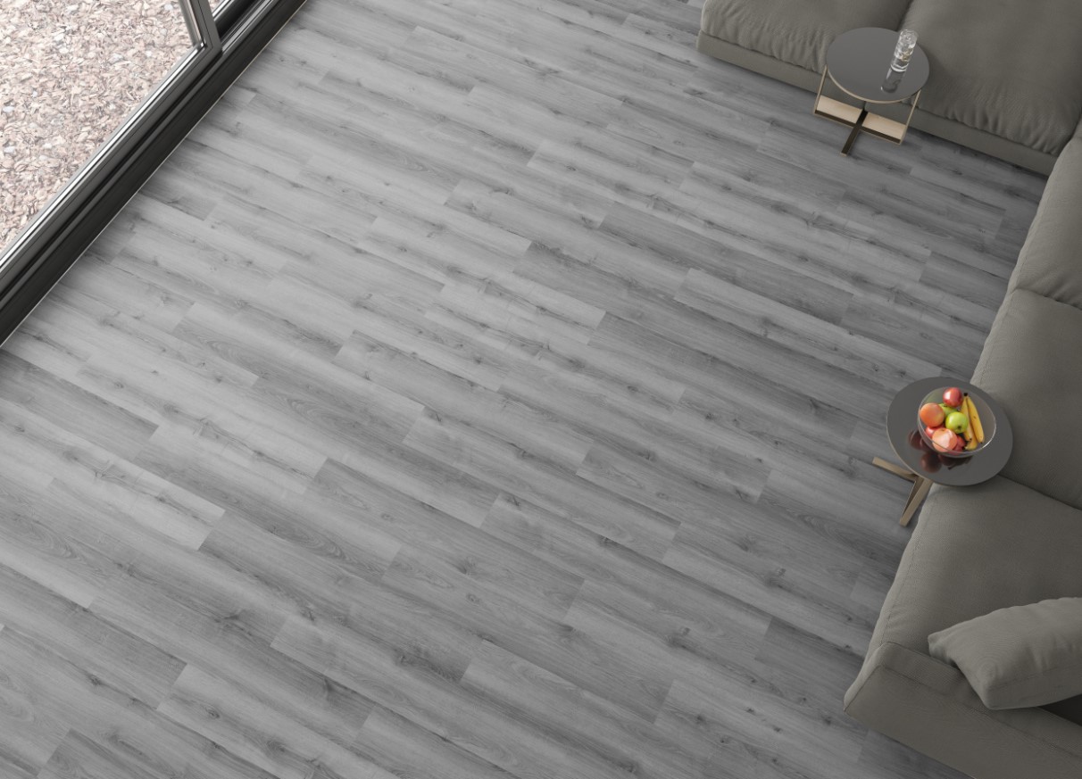 Gresie interior Canada, lemn gri mat, 19 x 57 cm, 10 mm, 1.41 m2/cutie