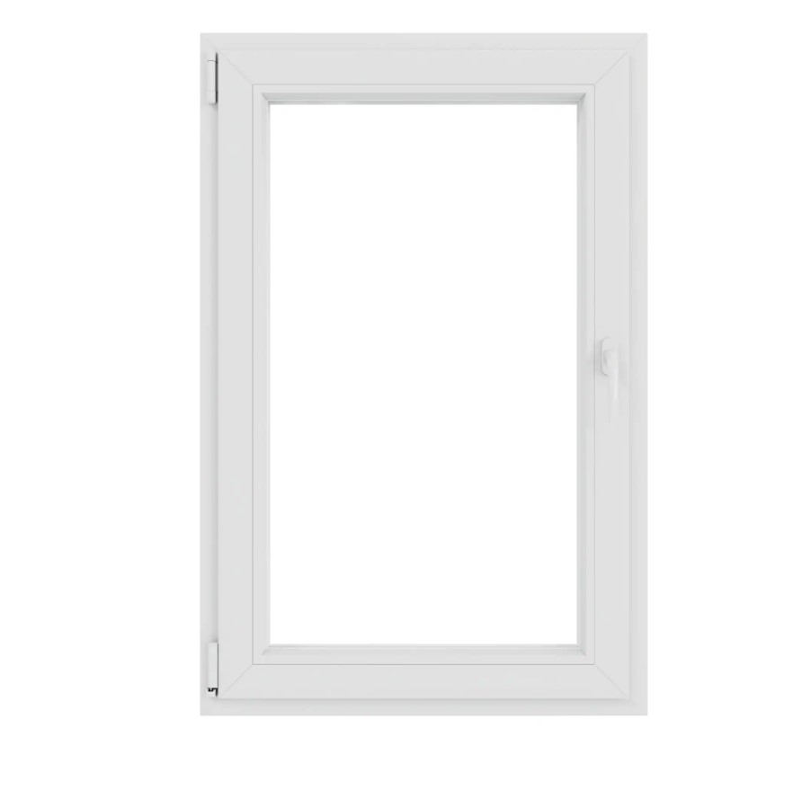 Fereastra termopan PVC, Alb, camere, 76 x 116 cm, Stanga, Simpla deschidere