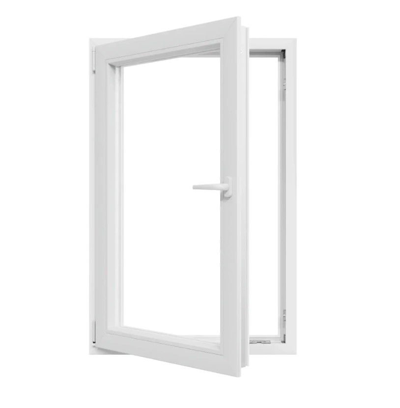 Fereastra termopan PVC, Alb, camere, 76 x 116 cm, Stanga, Simpla deschidere