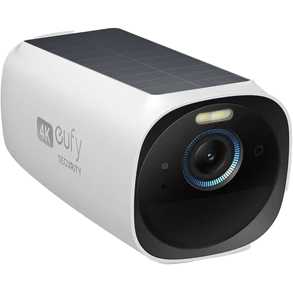 Camera IP Wireless exterior eufyCam S330, 4K UltraHD, IR, Night Vision, alb