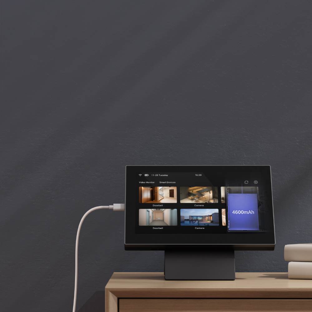 Monitor wireless EZVIZ SD7, 7", 4600mAh, negru