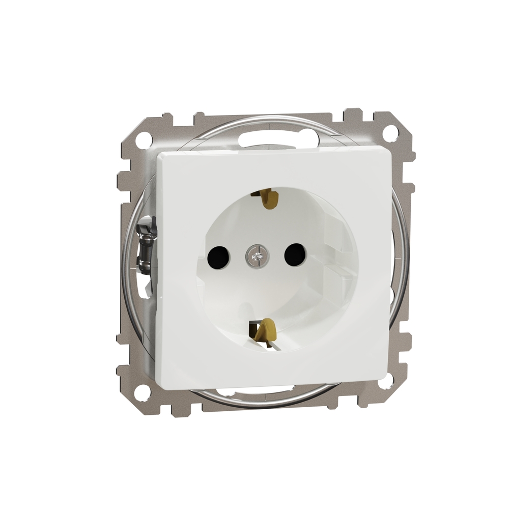 Priza SCHNEIDER Sedna Design SDD111021, IP20, Obturatoare, alb