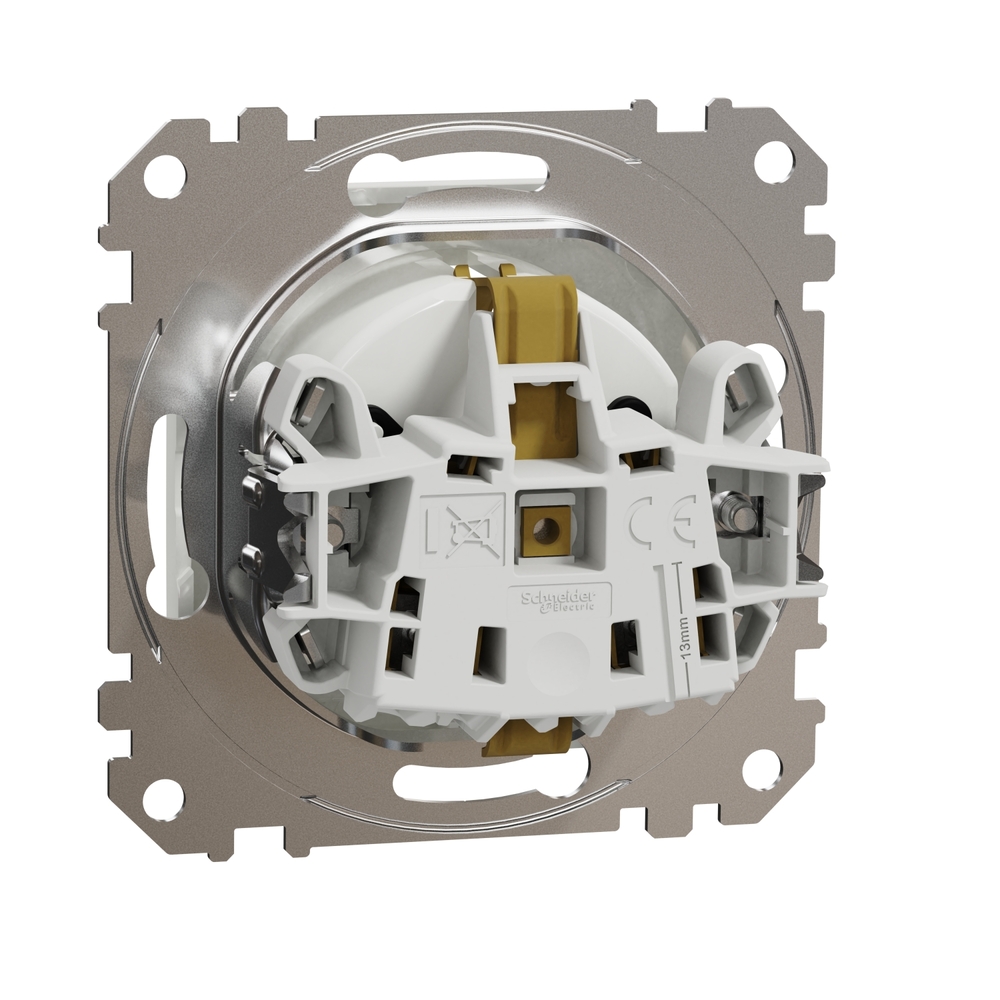 Priza SCHNEIDER Sedna Design SDD111021, IP20, Obturatoare, alb