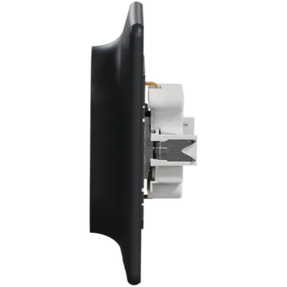 Priza dubla SCHNEIDER Sedna Design SDD314221, IP20, Obturatoare, antracit