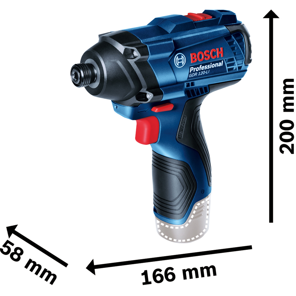 Masina de gaurit si insurubat (bormasina) BOSCH Professional GSR 120, 1500rpm, mandrina Rapida, 30nm, 2Ah