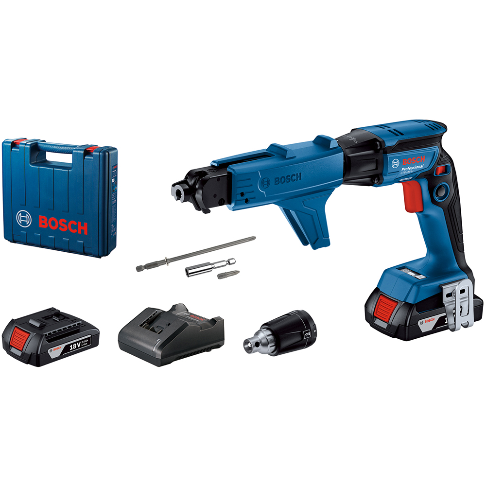 Masina de gaurit si insurubat (bormasina) BOSCH Professional GTB 185-LI, 4500rpm, mandrina HEX 1/4", 32nm, 2Ah