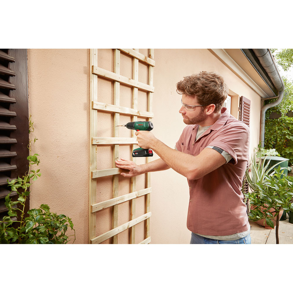 Masina de gaurit si insurubat (bormasina) BOSCH Easydrill 18V, 2Ah, mandrina Rapida, verde
