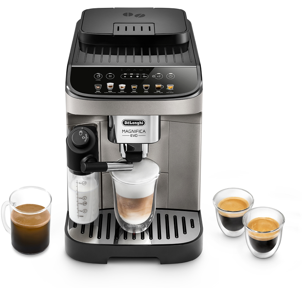 Espressor automat DELONGHI Magnifica Evo ECAM290.81.TB, 1.8l, 1450W, 15 bar, argintiu inchis-negru