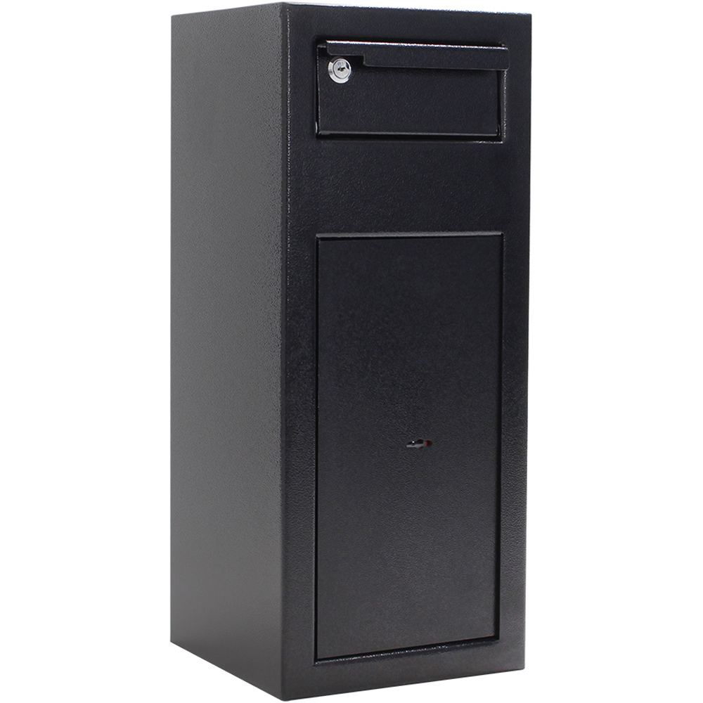 Seif ROTTNER Cashmatic, Inchidere cheie, 260 x 251 x 600 mm, negru