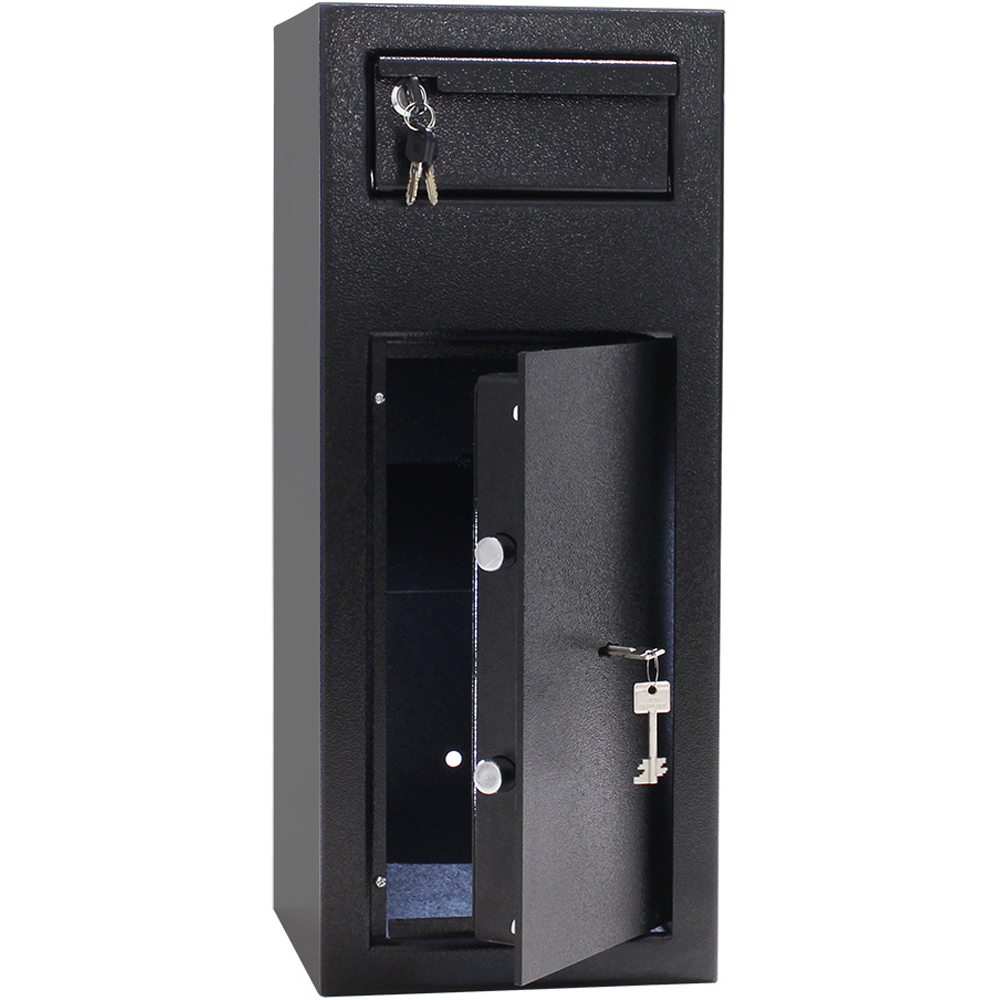 Seif ROTTNER Cashmatic, Inchidere cheie, 260 x 251 x 600 mm, negru