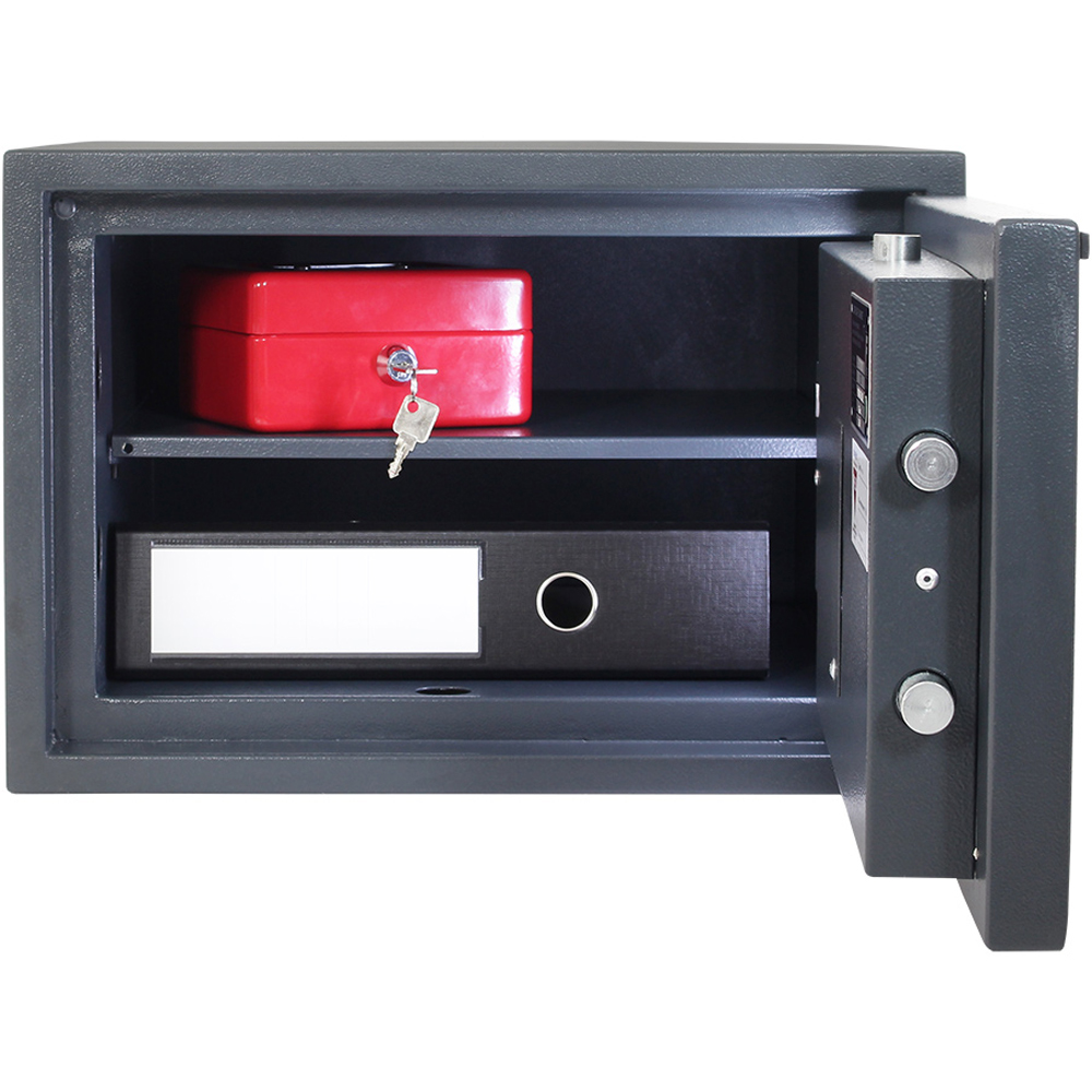 Seif certificat antiefractie ROTTNER PS 300 EL, Inchidere electronica, 400 x 445 x 300 mm, antracit