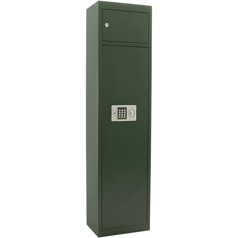 Dulap arme ROTTNER Gun 5, Inchidere electronica, 265 x 370 x 1500 mm, verde