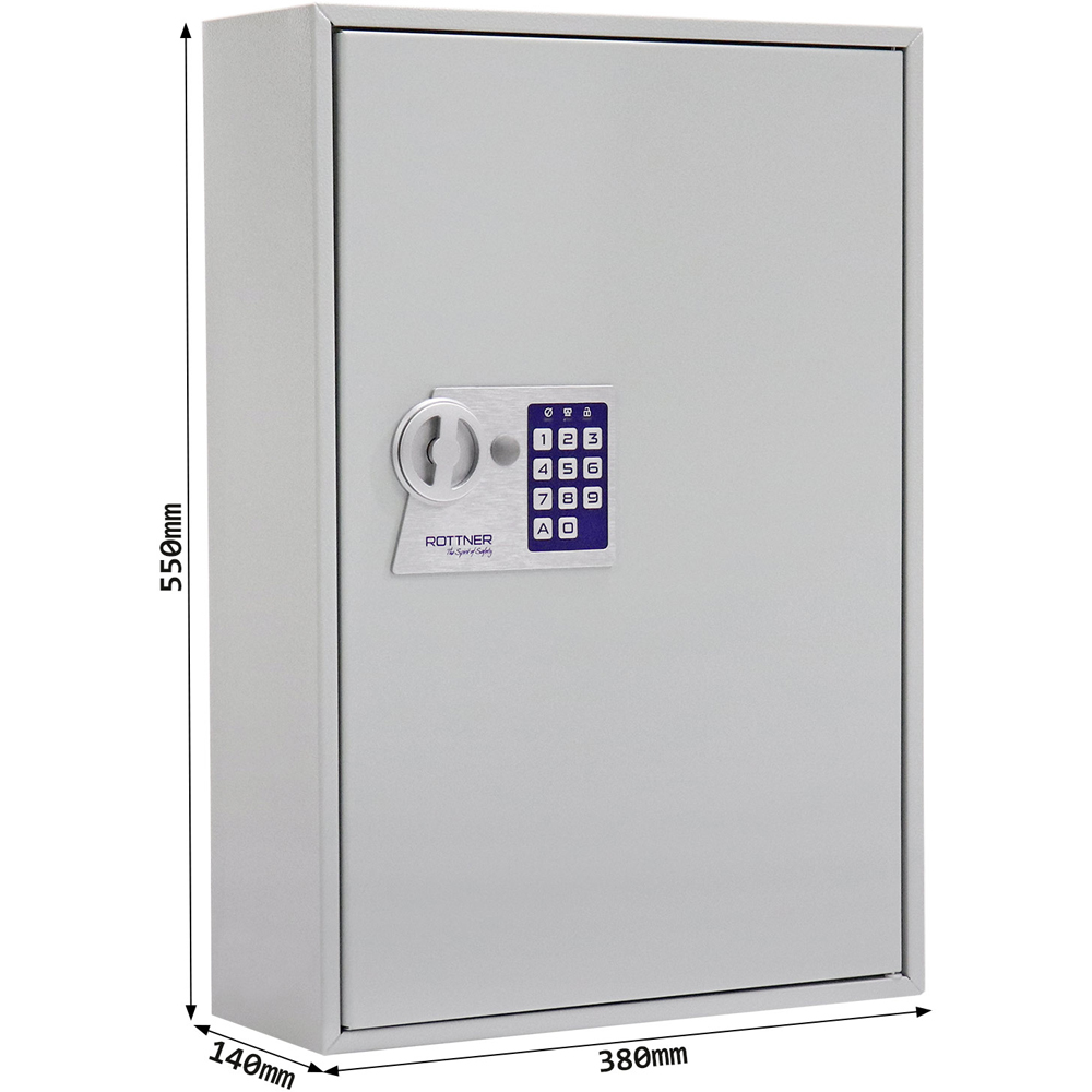 Caseta chei ROTTNER S 200, Inchidere electronica, 140 x 380 x 550 mm, alb