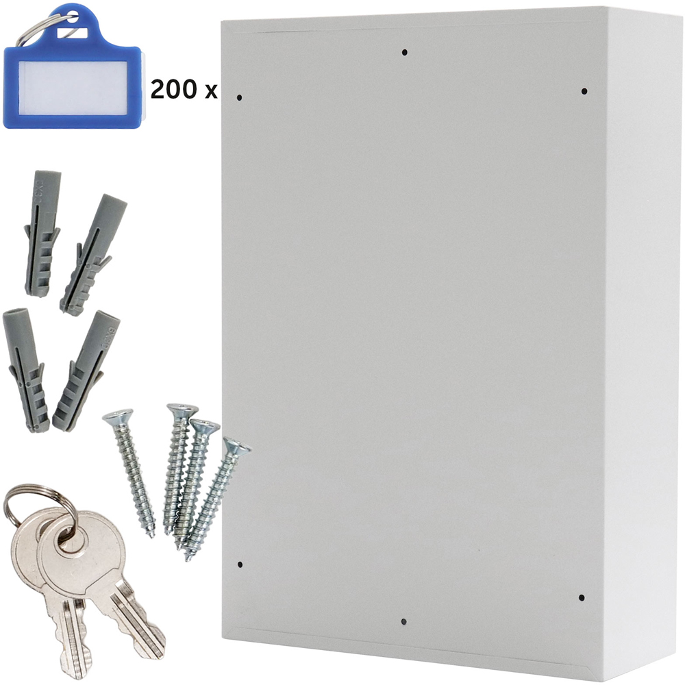 Caseta chei ROTTNER S 200, Inchidere electronica, 140 x 380 x 550 mm, alb