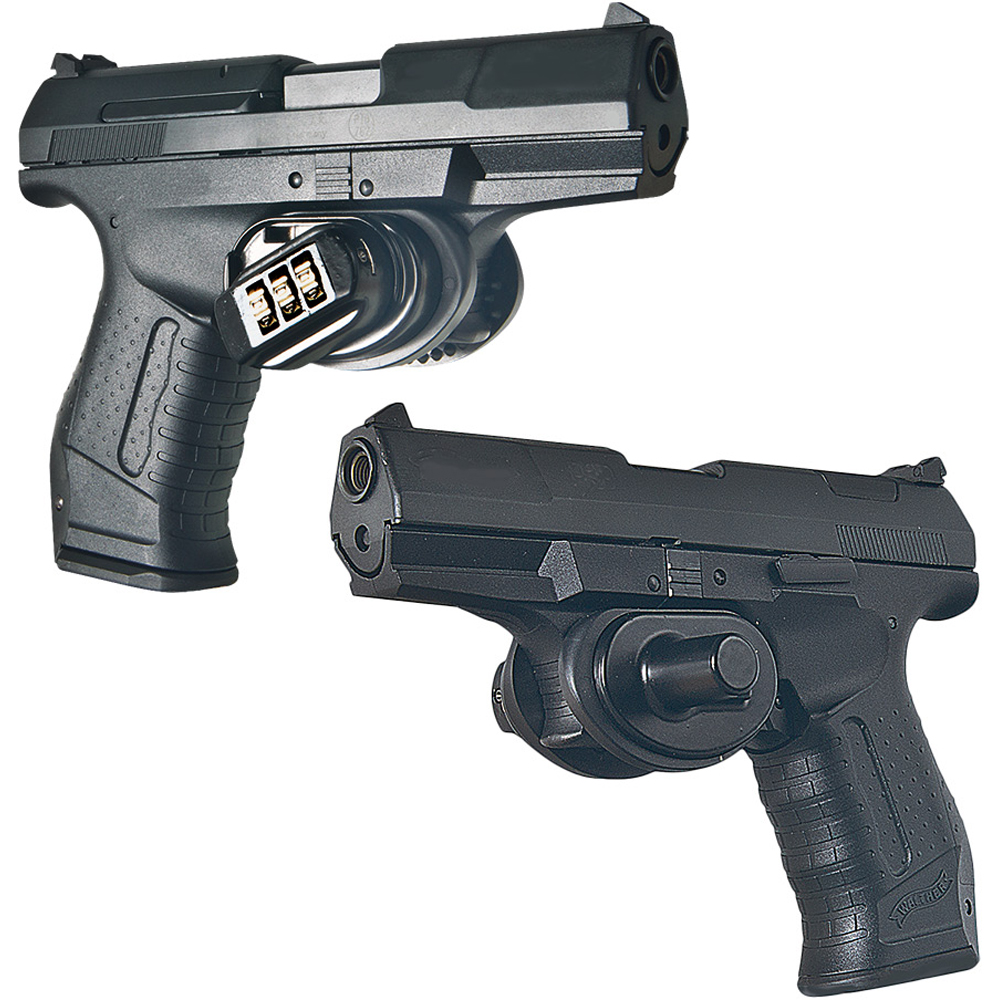 Piedica tragaci ROTTNER Gun Control, Inchidere cifru, negru
