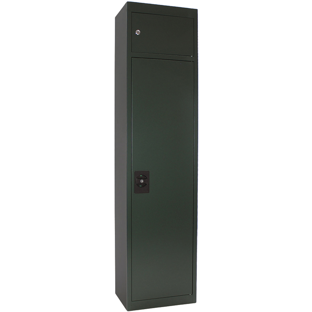 Dulap arme ROTTNER Gun 5 Cargo, Inchidere cheie, 265 x 370 x 1500 mm, verde