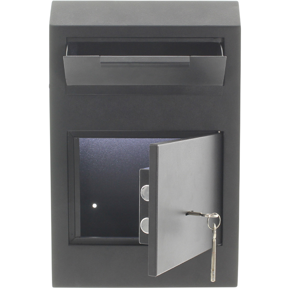 Seif ROTTNER Cashmatic Basic, Inchidere cheie, 115 x 250 x 380 mm, negru