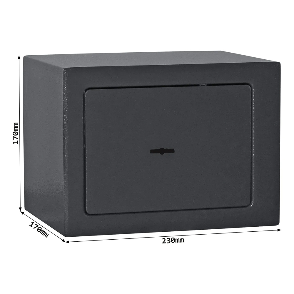 Seif mobila ROTTNER Jupiter 1, inchidere cheie, 170 x 230 x 170mm, antracit