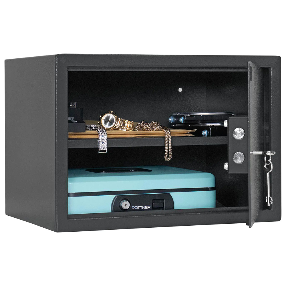 Seif mobila ROTTNER Jupiter 4, inchidere cheie, 300 x 430 x 320mm, antracit