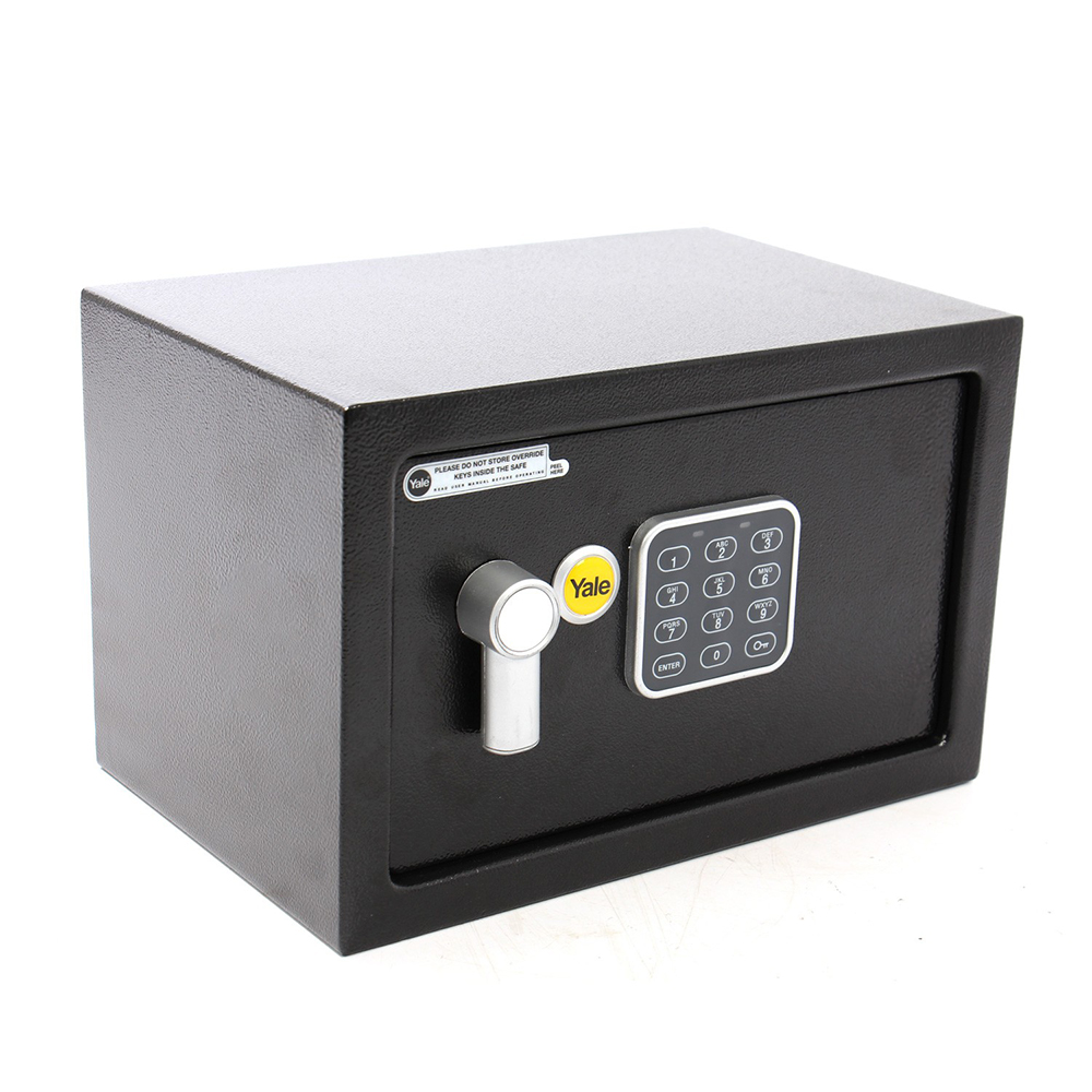 Seif compact YALE YSV/200/DB1, Inchidere electronica, 200 x 310 x 200 mm, negru