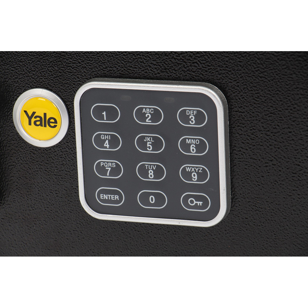 Seif compact YALE YSV/200/DB1, Inchidere electronica, 200 x 310 x 200 mm, negru