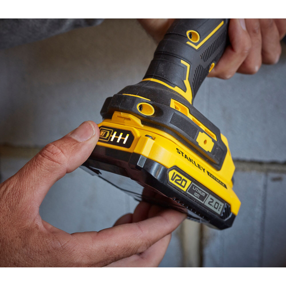 Acumulator pentru scule electrice STANLEY FATMAX SFMCB202, 18V, 2Ah, Li-Ion