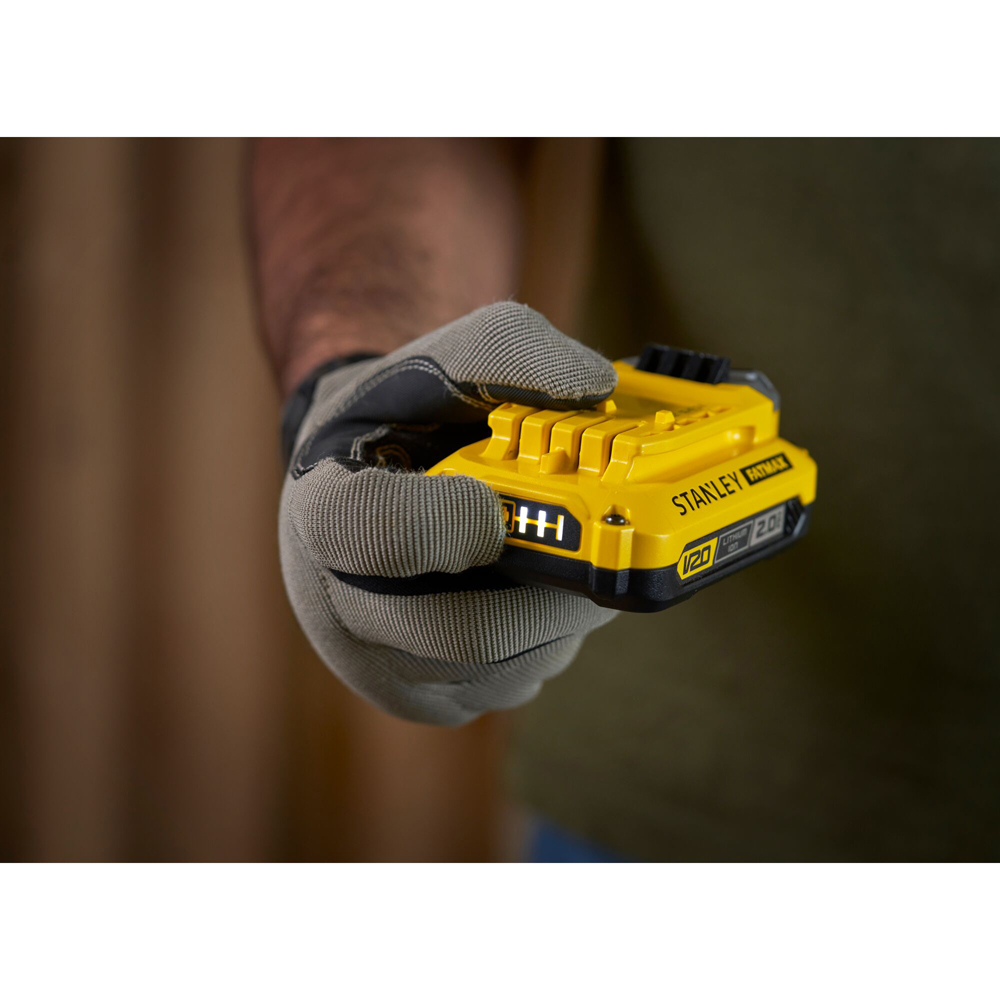 Acumulator pentru scule electrice STANLEY FATMAX SFMCB202, 18V, 2Ah, Li-Ion