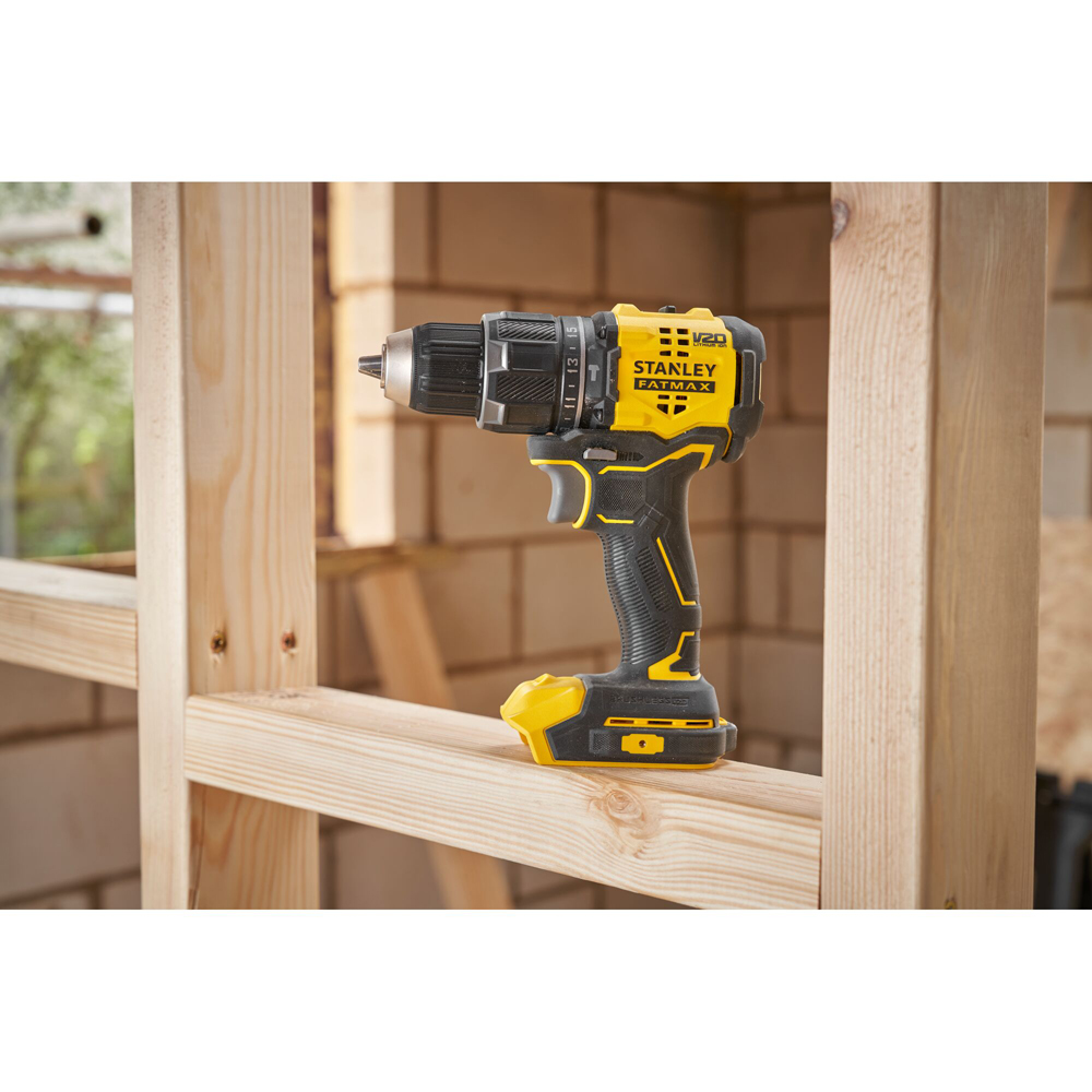 Masina de gaurit cu percutie STANLEY FATMAX SFMCD716D, 18V, 2Ah, 1 acumulator, Brushless, Li-Ion