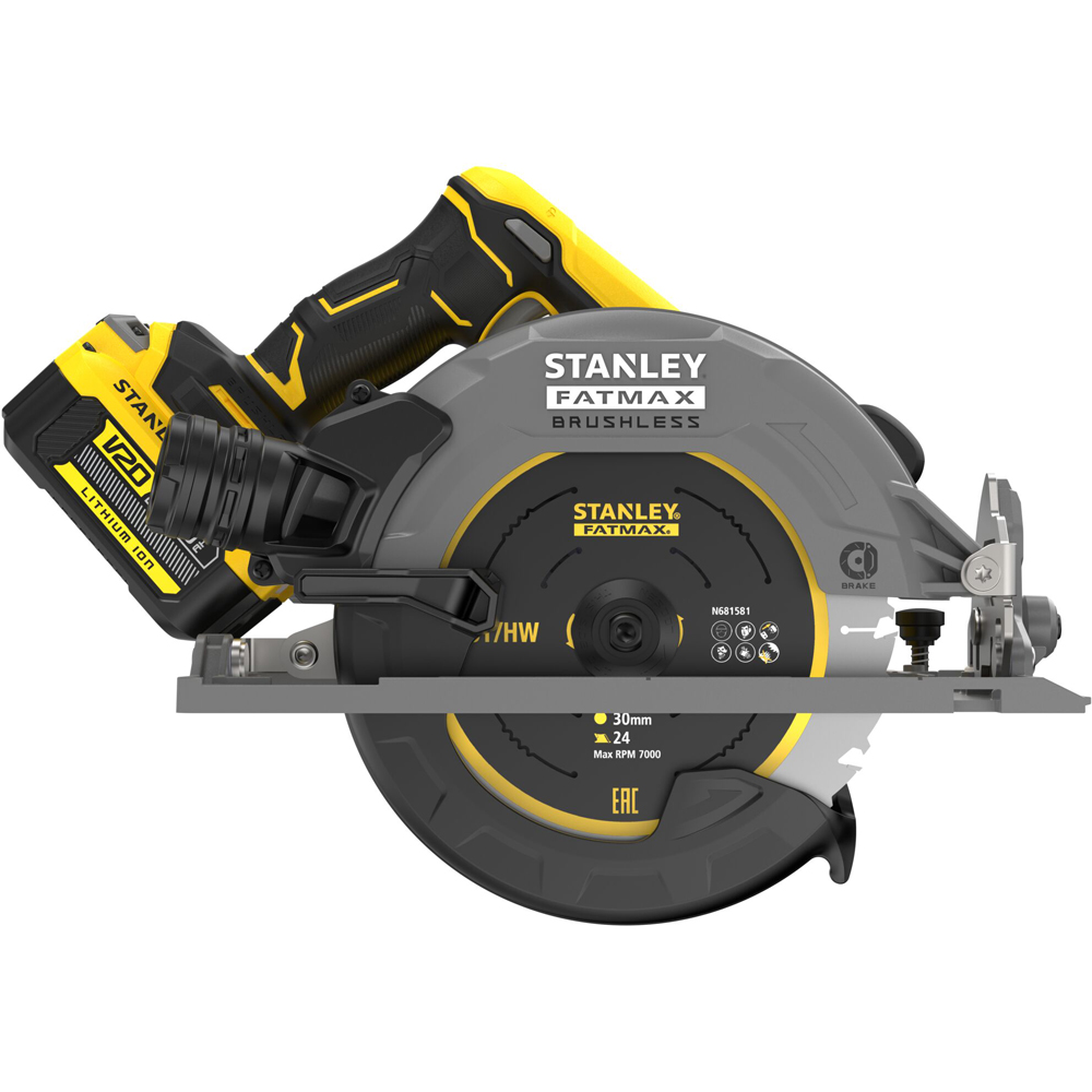 Fierastrau circular STANLEY FATMAX SFMCS551M1T, 18V, 190 mm, 4Ah, 1 acumulator, Li-Ion