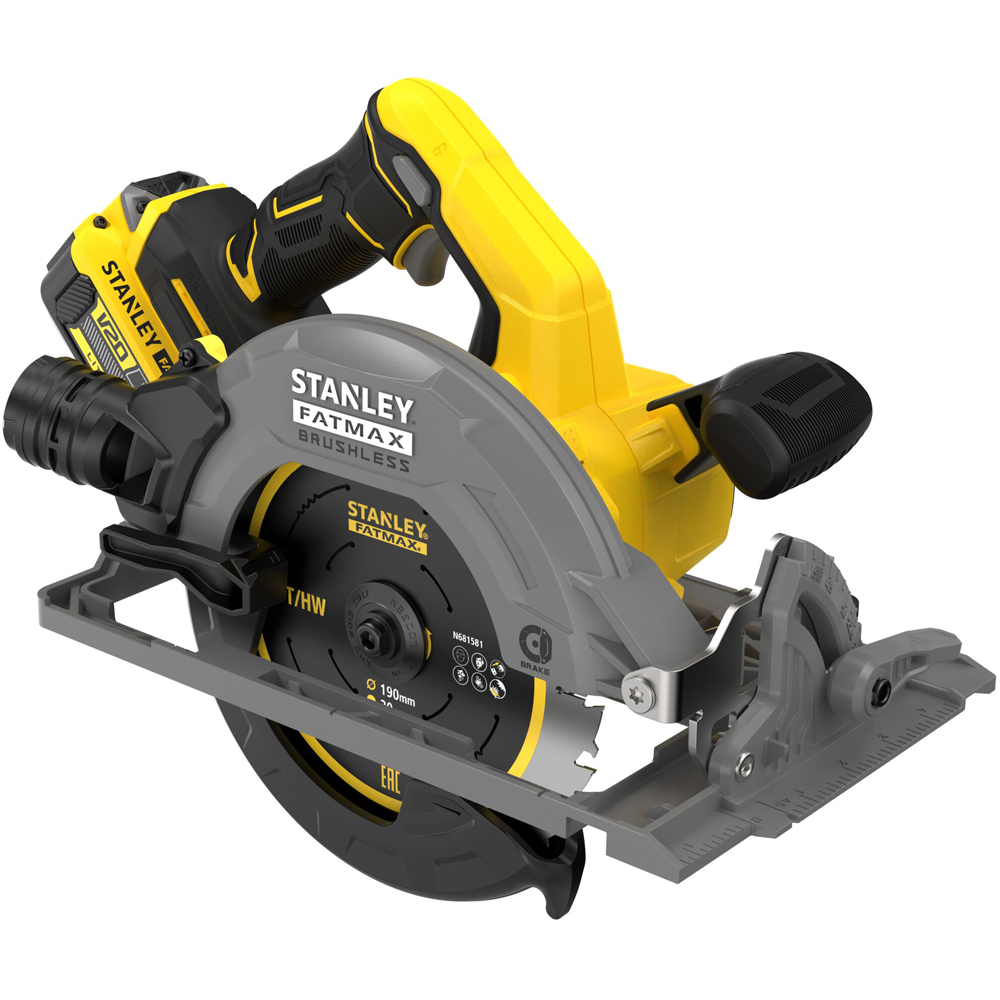 Fierastrau circular STANLEY FATMAX SFMCS551M1T, 18V, 190 mm, 4Ah, 1 acumulator, Li-Ion