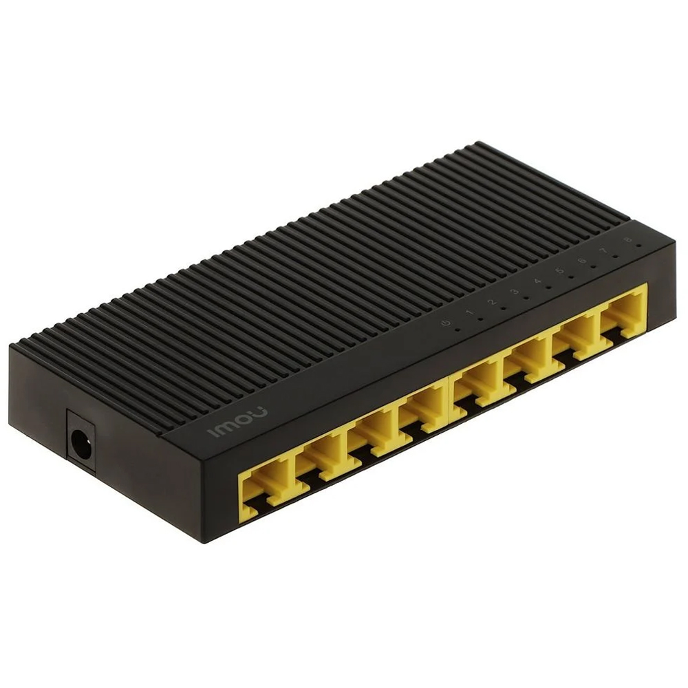 Switch IMOU SG108C, 8 porturi Gigabit, negru