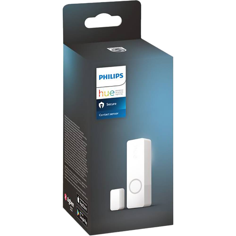 Senzor usa/fereastra PHILIPS HUE Contact Secure, Wi-Fi, alb