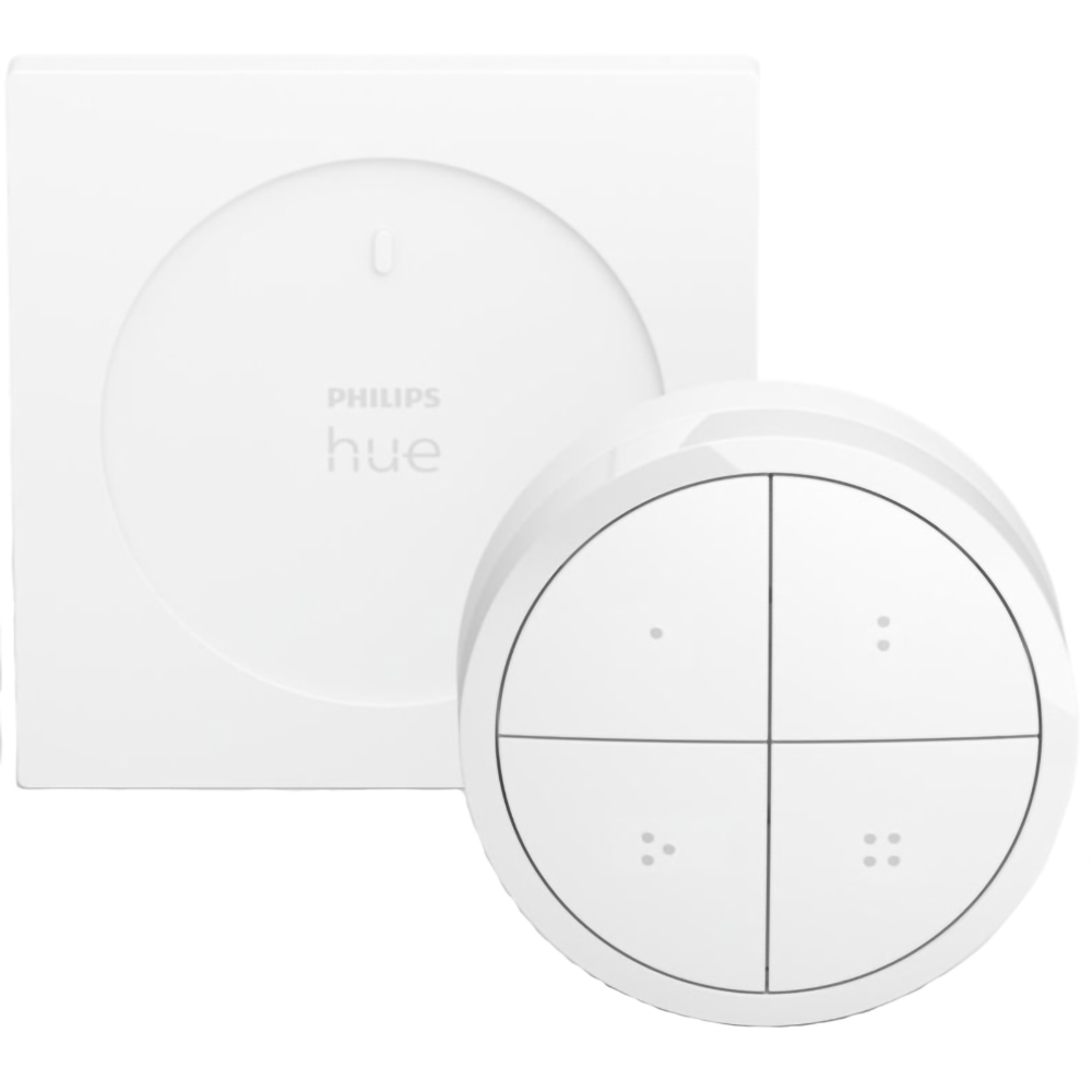 Intrerupator smart PHILIPS HUE Tap 8719514440999, 4 butoane configurabile, Wi-Fi, Touch, alb