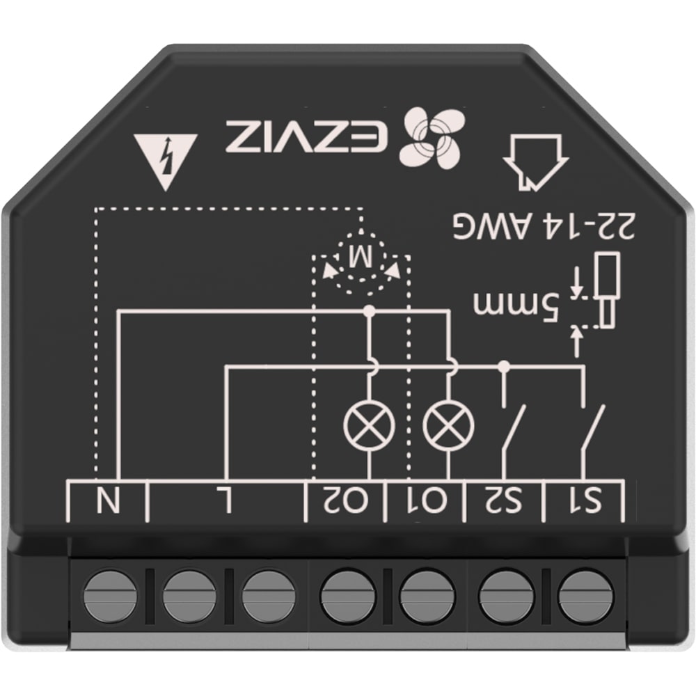 Releu smart EZVIZ T36WM, Wi-Fi, programare, automatizare, statistica, control vocal, negru