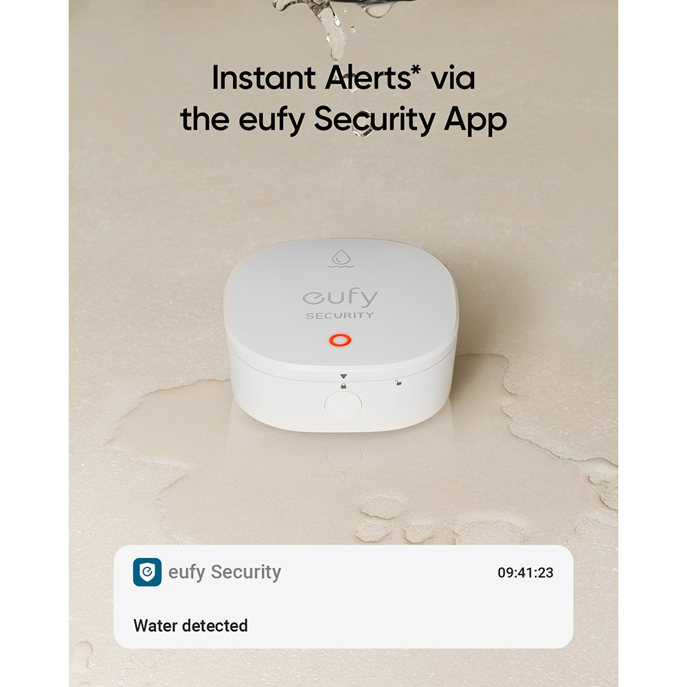Senzor smart inundatie EUFY T89203D1, alb