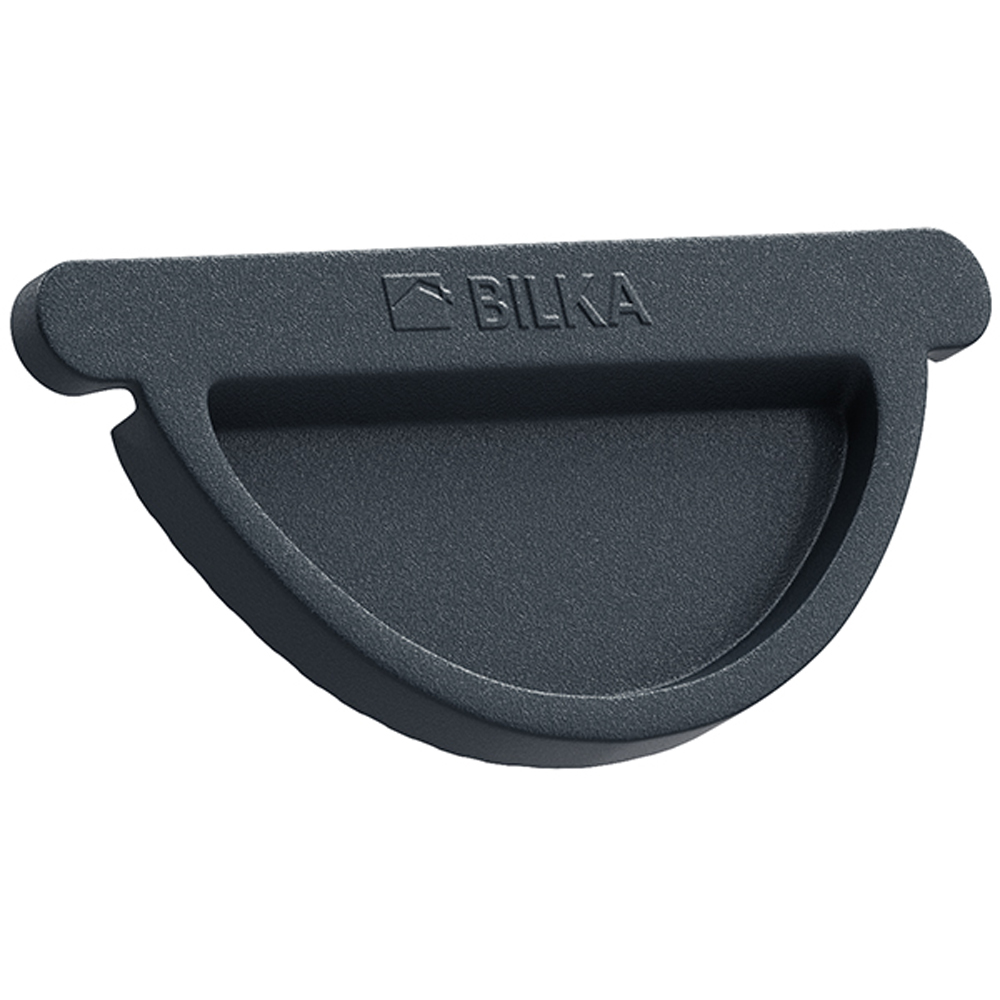 Capac jgheab BILKA, D150, gri antracit mat