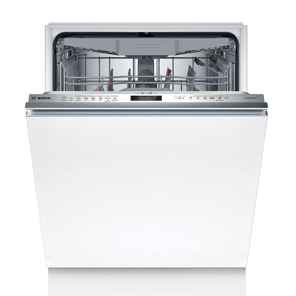 Masina de spalat vase incorporabila BOSCH SMH6ZCX24E, 14 seturi, 6 programe, 60 cm, Clasa B, panou comanda inox