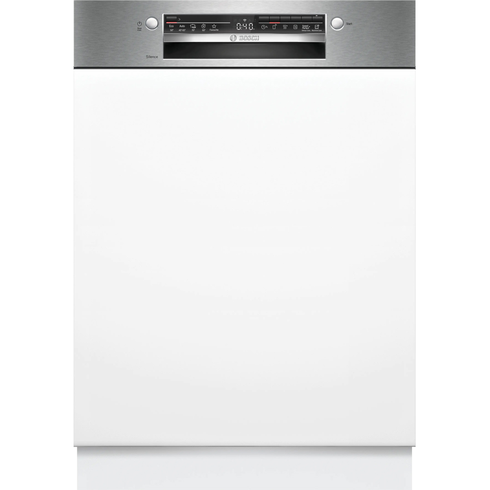 Masina de spalat vase semi-incorporabila BOSCH SMI2HTS06E, 13 seturi, 5 programe, 60 cm, Clasa C, inox