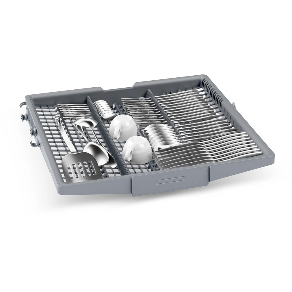 Masina de spalat vase semi-incorporabila BOSCH SMI4HVS14E, 14 seturi, 6 programe, 60 cm, Clasa C, inox