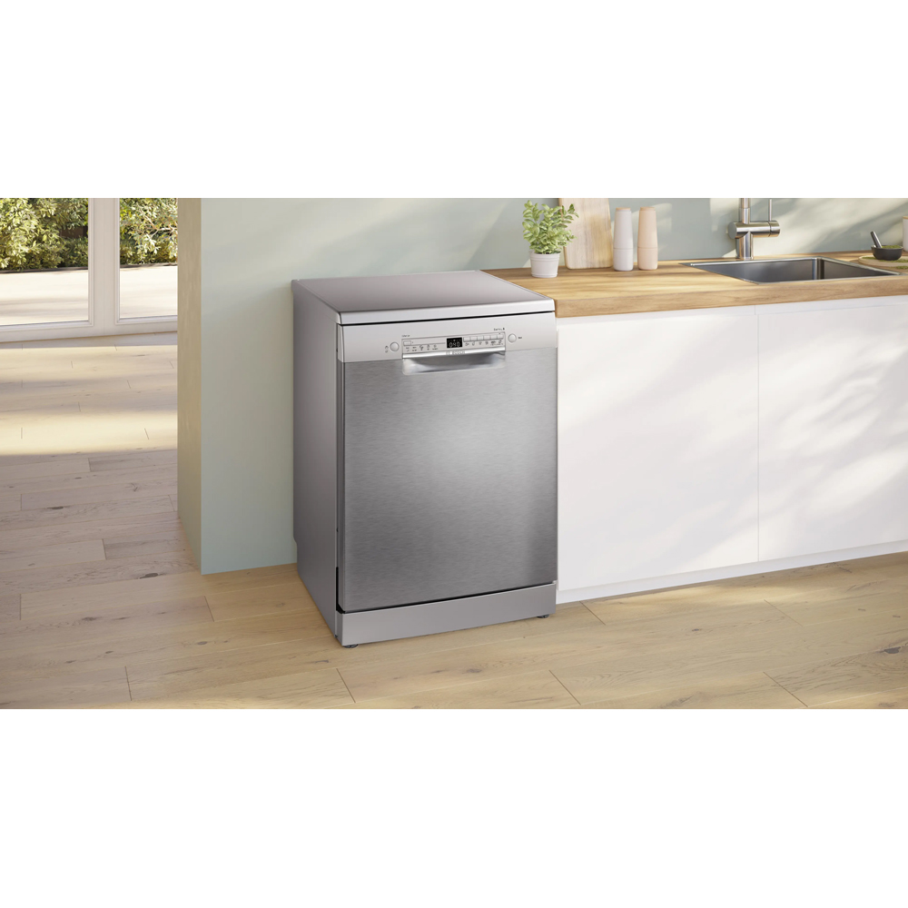 Masina de spalat vase independenta BOSCH SMS2HTI06E, 13 seturi, 5 programe, 60 cm, Clasa C, inox anti-amprenta