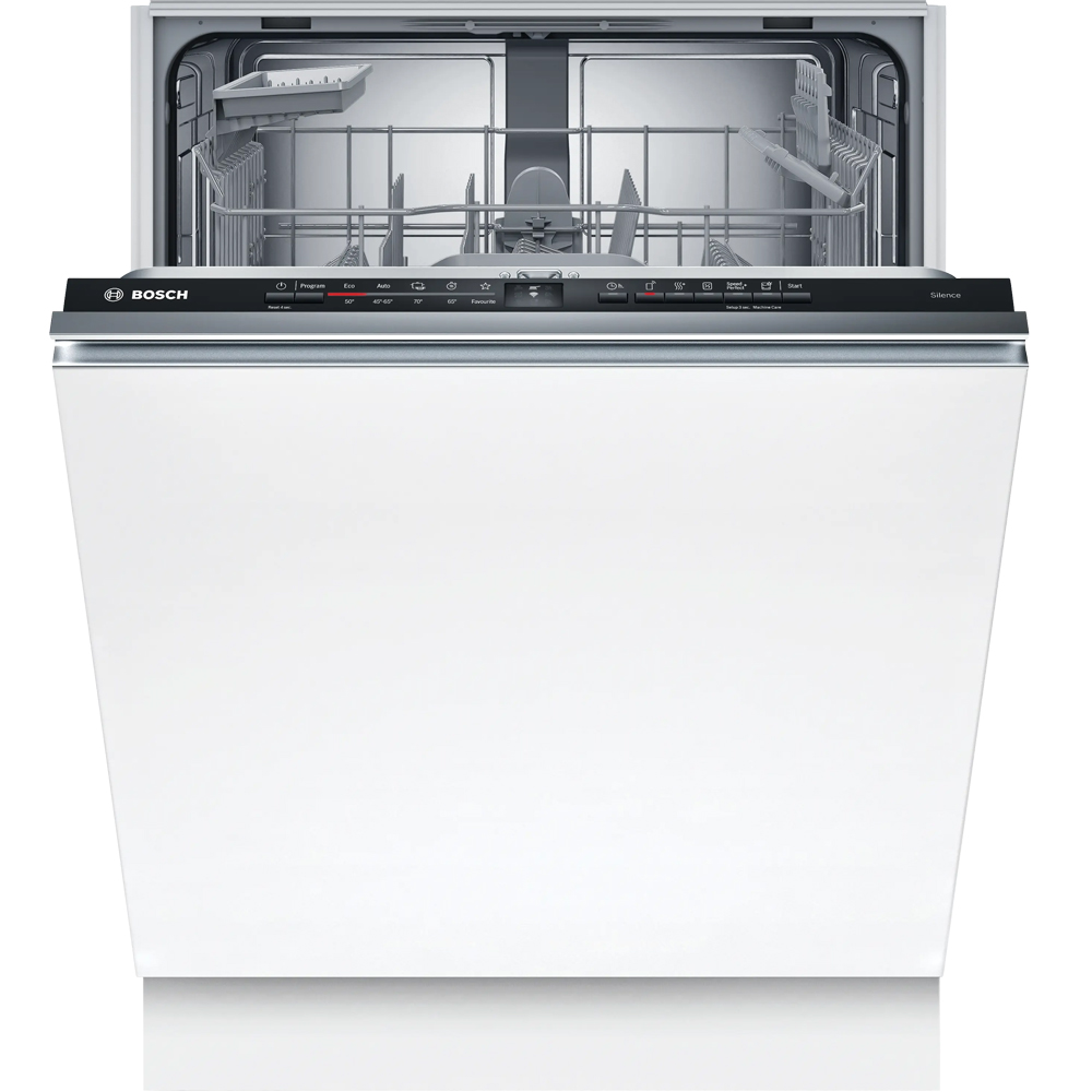 Masina de spalat vase incorporabila BOSCH SMV2HTX06E, 13 seturi, 5 programe, 60 cm, Clasa C, panou comanda negru