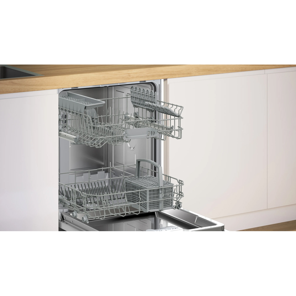 Masina de spalat vase incorporabila BOSCH SMV2HTX06E, 13 seturi, 5 programe, 60 cm, Clasa C, panou comanda negru