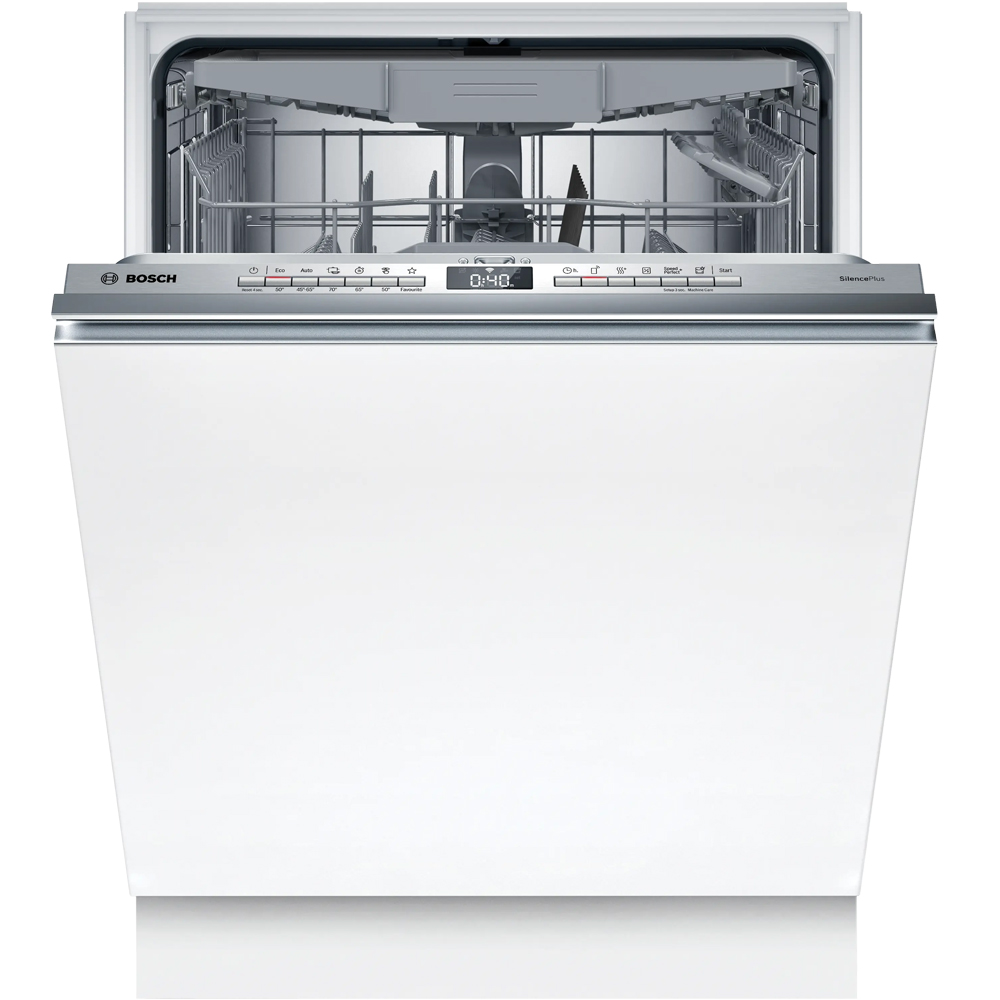 Masina de spalat vase incorporabila BOSCH SMV4HCX07E, 14 seturi, 6 programe, 60 cm, Clasa C, panou comanda inox